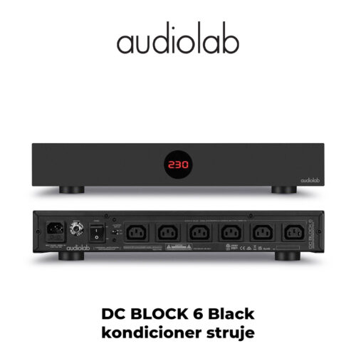 Audiolab DC BLOCK 6 Black Fitler kondicioner struje