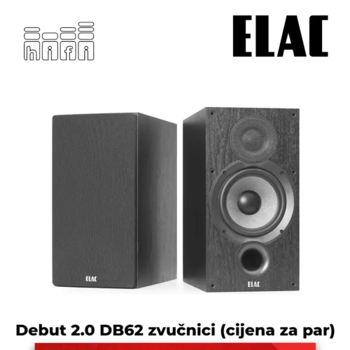 ELAC Debut 2.0 DB62 zvučnici (cijena za par)