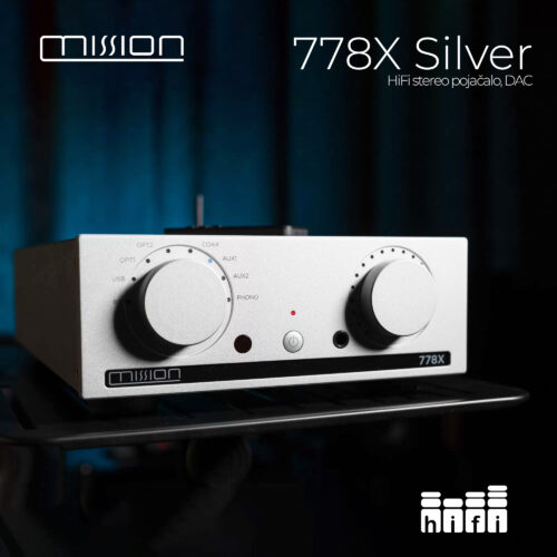 Mission 778X Silver HiFi stereo pojačalo, DAC