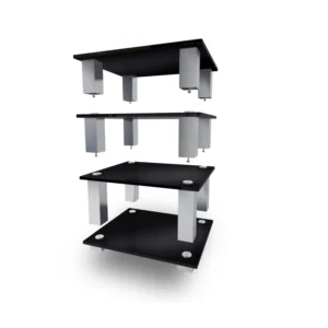 NorStone-stalak-SQUARE-HIFI-Black-690mm-2.webp