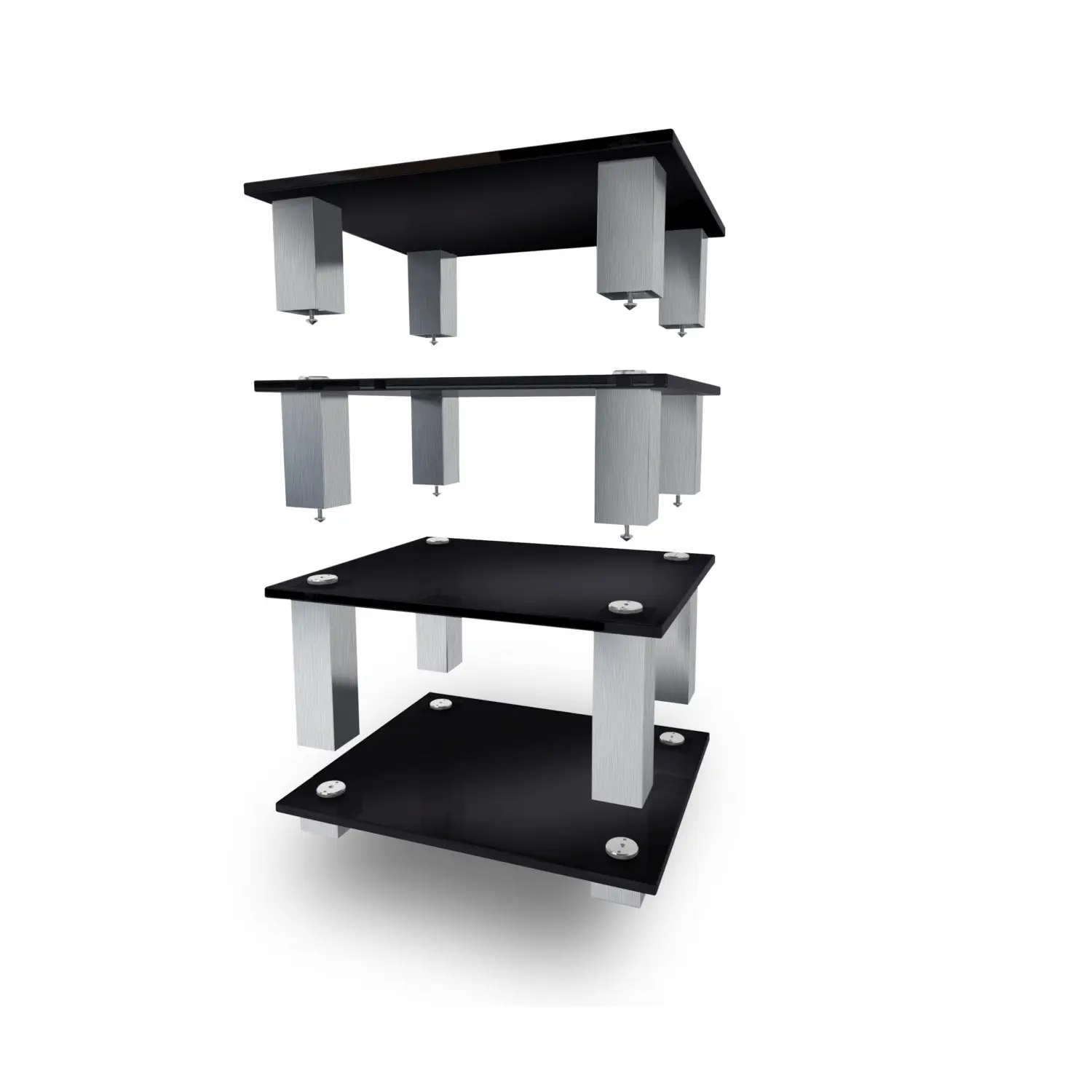 NorStone-stalak-SQUARE-HIFI-Black-690mm-2.webp