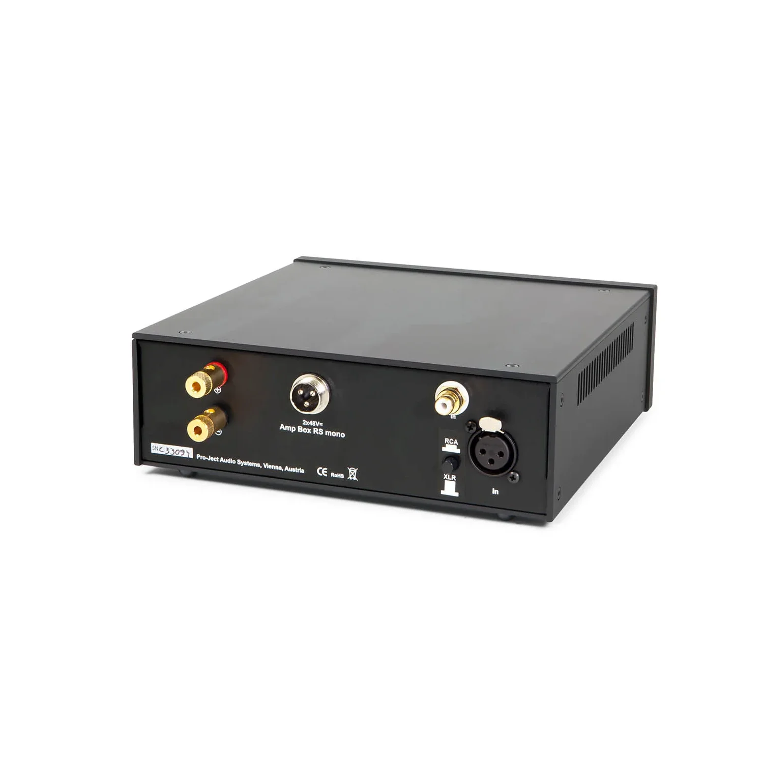 Pro-Ject Amp Box RS Mono pojačalo, prednji pogled