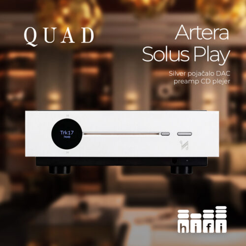 Quad Artera Solus Play Silver pojačalo DAC preamp CD plejer