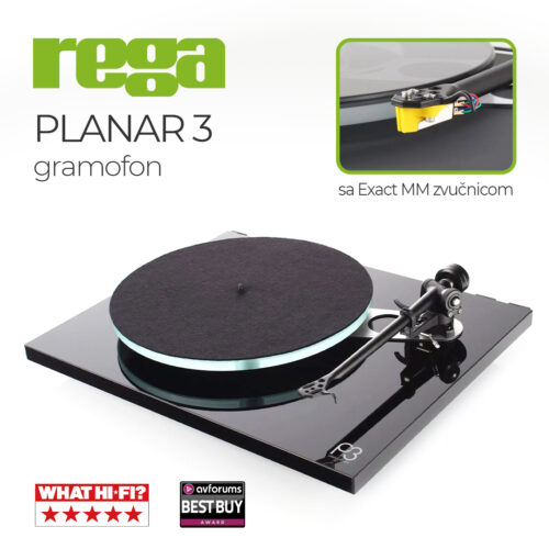 Rega Planar 3 gramofon sa Exact MM zvučnicom